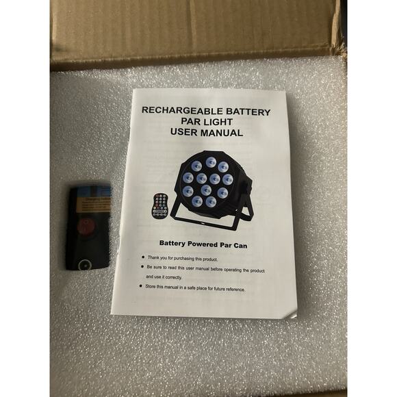 Rechargeable Par Lights RGBW LED Uplights Battery Powered Stage Light Par Can - Picture 2 of 3